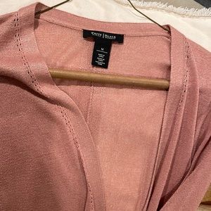 White House Black Market Mauve Duster